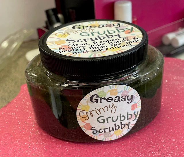 Greasy, Grimy, Grubby Hand Scrubby