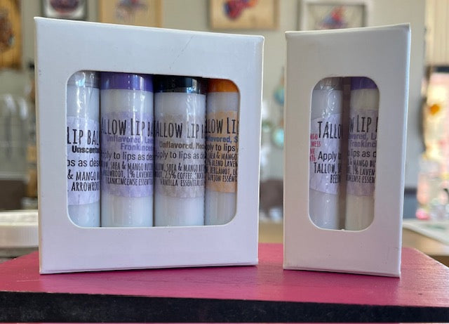 Tallow Lip Balm Set of 4
