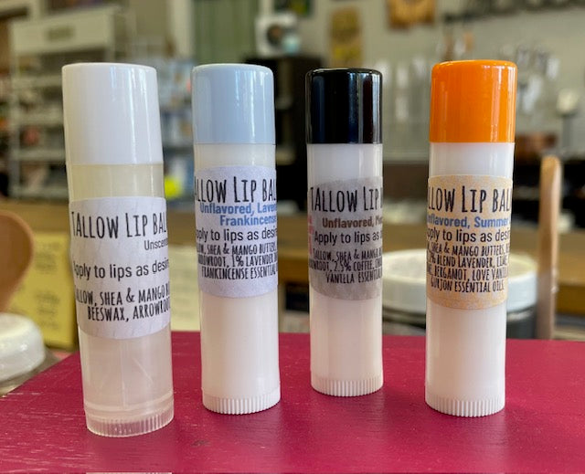 Individual Tallow Lip Balms