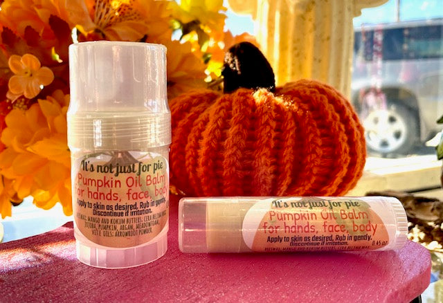 Pumpkin Oil Balm for face, hands, and body