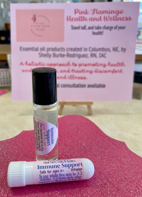 Immune Support Inhaler and Roll-on Oil